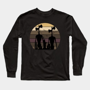 i love scary death halloween day - pumpkin and bats Long Sleeve T-Shirt